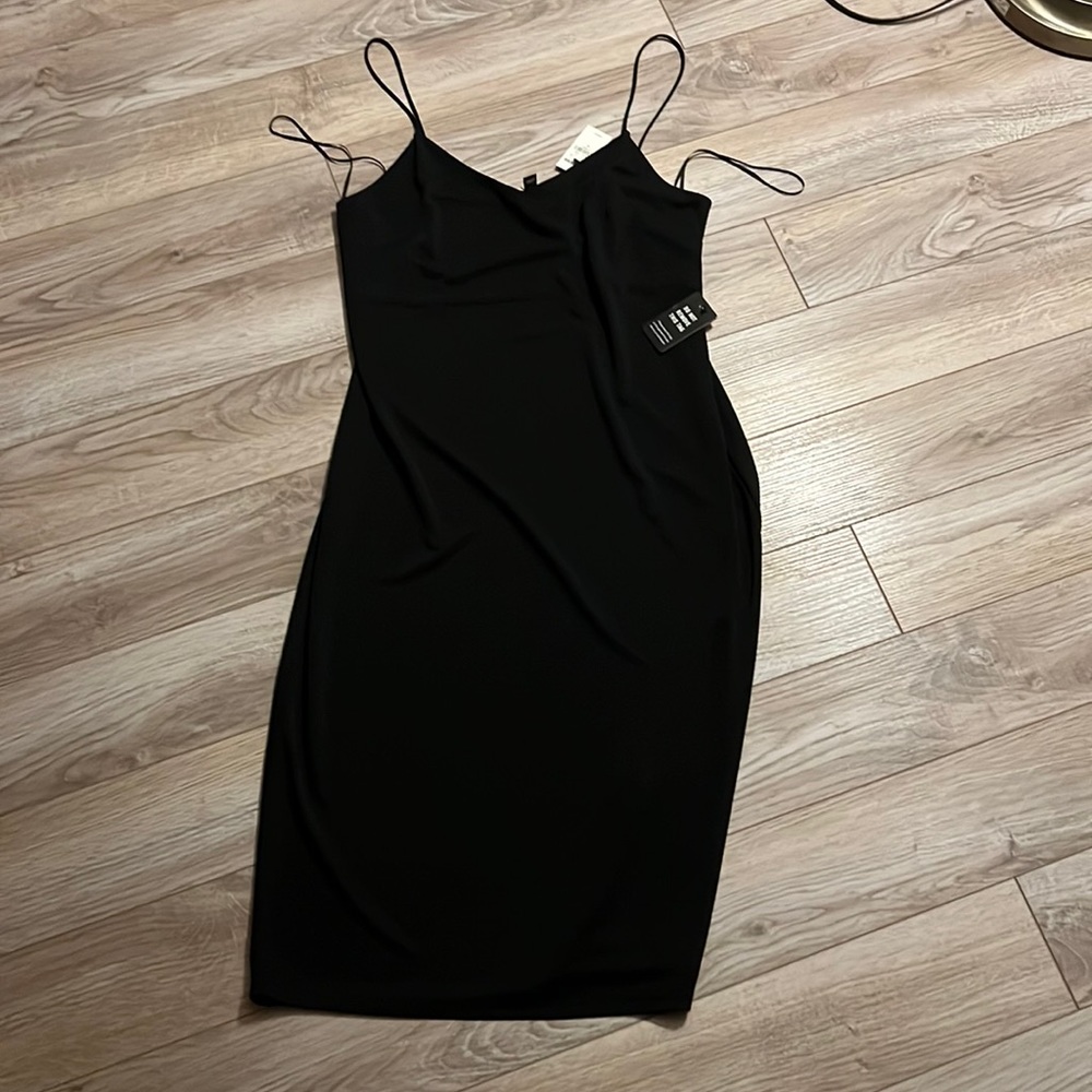 Express midi slip dress